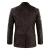 Elegant Brown Two Buttons Stylish Blazer