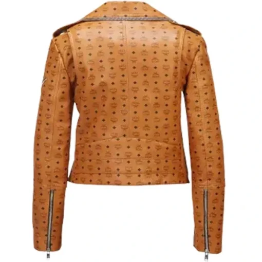 Mcm Visetos Motorcycle Leather Jacket - Image 3