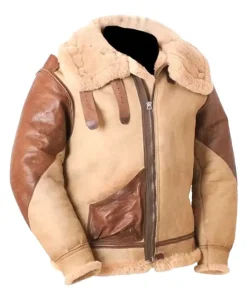 RAF B3 Aviator Shearling Bomber Jacket