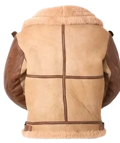 RAF B3 Aviator Shearling Bomber Leather Jacket