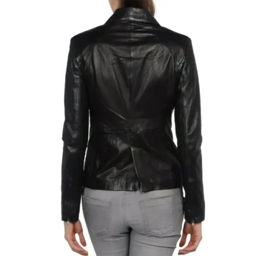 Women-Black-Leather-Blazer