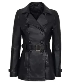 Womens-Double-Breasted-Black-Leather-Jacket-