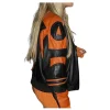 trendylottiemossblackorangecaferacerleatherjacket-