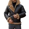 Men's B3 RAF Aviator Sheepskin Shearling Leather Jacket