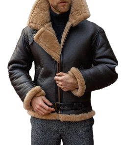 Men's B3 RAF Aviator Sheepskin Shearling Leather Jacket