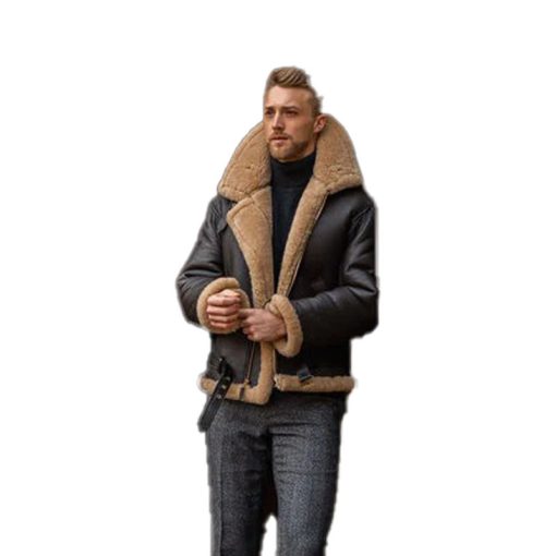 Men's B3 RAF Aviator Sheepskin Shearling Leather Jacket