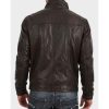 Black Mens Standard Buttoned Jacket