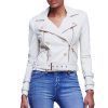 Womens Billie Belted Leather Jacket