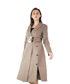Women-Trench-Coat-Midi-Fitted-Coat-With-Belt