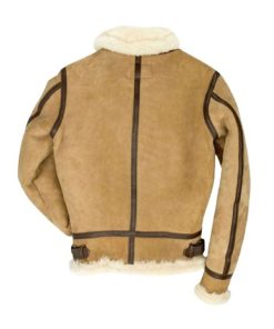 B3 Bomber Suede Leather Shearling Jacket
