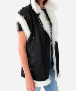 Womens-Leather-Biker-Vest