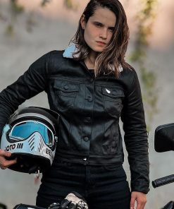 Women's Black Biker Leather Jackets