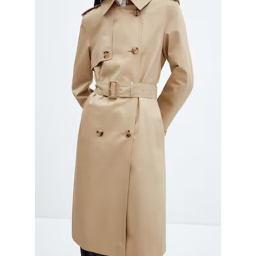 Women's Classic trench coat with belt
