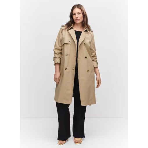Women's Classic trench coat with belt