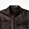 Men’s Brown Leather Roadster Jacket