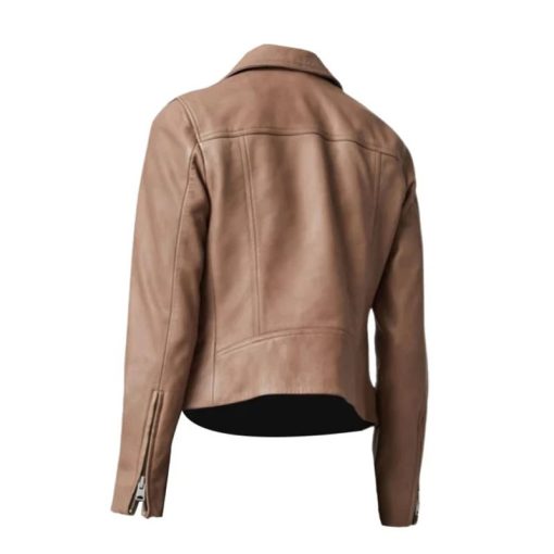 Women's Emily Motorcycle Leather Jacket - Image 2
