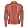 Women’s Brown Biker Leather Jacket