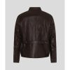 Men Classic Cafe Racer Leather Jacket