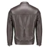 Men Brown Pure Sheep Leather Jacket