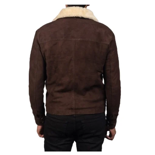 Men Coffner Brown Shearling Fur Jacket