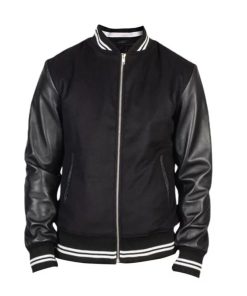 Harrison Black Varsity Jacket