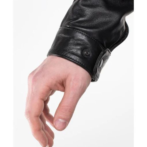Men N7 Mass Effect 3 Biker Jacket - Image 7