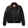 Mens-Black-Bomber-Shearling-Leather-Jacket