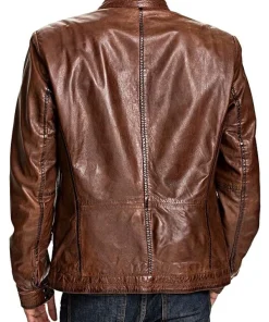 Mens-Retro-Cafe-Racer-Leather-Biker-Jacket-Back