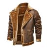 Men’s Aviator Pilot Bomber Fur Jacket