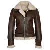 Womens-B3-Brown-Shearling-Distressed-Leather-Jacket-