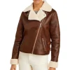 Womens-B3-Brown-and-White-Shearling-Jacket-2