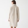 Women's Beige Shearling Coat