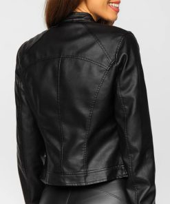 Women’s Biker Black Leather Jacket