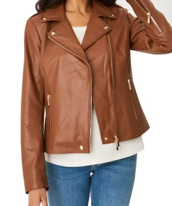 Womens-Brown-Leather-Motorcycle-Jacket-1