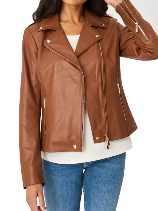 Womens-Brown-Leather-Motorcycle-Jacket-1