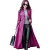 Women's Lambskin Leather Trench Jacket Over Coat