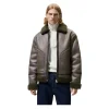 ZR Double Faced Faux Leather Jacket