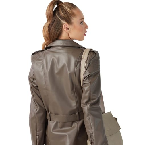 Women’s Real Mink Leather Jacket