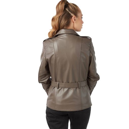 Women’s Real Mink Leather Jacket - Image 7