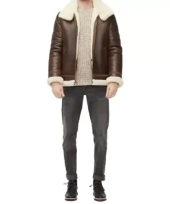 mens-brown-leather-faux-shearling-jacket-