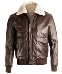 mens_pilot_brown_bomber_shearling_collar_jacket-1
