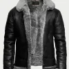 B3-Bomber-Black-Fur-Pilot-Leather-Jacket