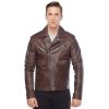 Men’s Real Brown Leather Jacket