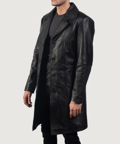 Don Long Leather Coat