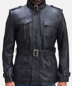 Hunter Black Leather Jacket