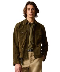 Italian Suede Snap Dylan Jacket