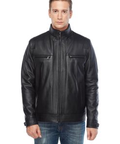 Jesse Wood Men’s Real Leather Jacket