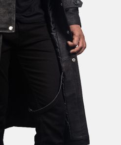Maverick Brown Leather Duster