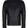 Mens-Gold-Zippers-Motorcycle-Leather-Jacket-Back 2