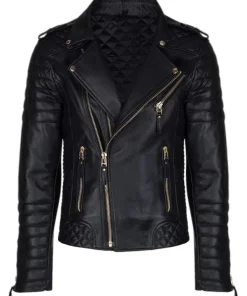 Mens-Gold-Zippers-Motorcycle-Leather-Jacket-Front